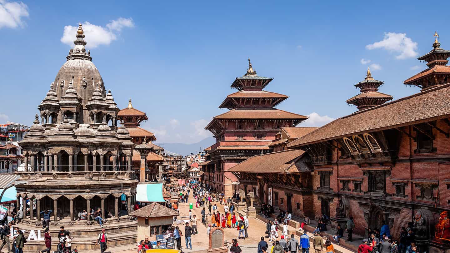 Patan Durbar Square in the Kathmandu Valley